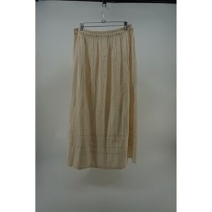Light Gauzy Prairie Maxi Skirt Ethereal Bohemian Beige OS